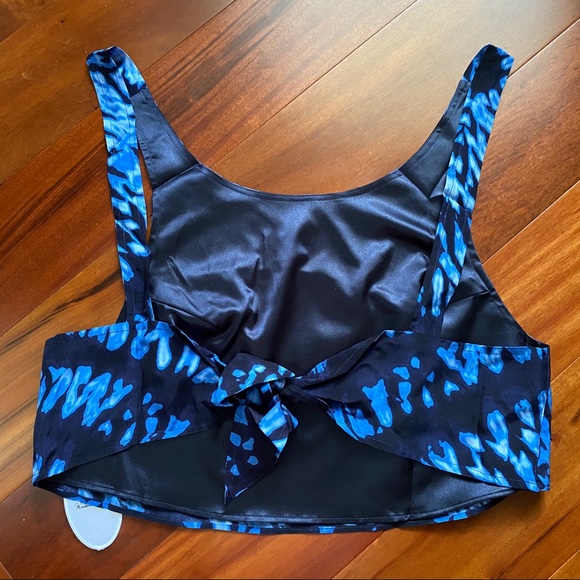 Winston White Tie Dye Tie Back Crop Tank - Picture 2 of 7